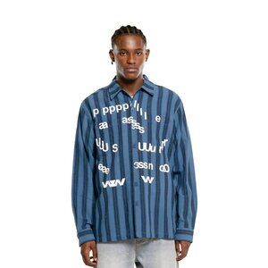 NEW PLEASURES SHELL WORKSHIRT SZ LARGE